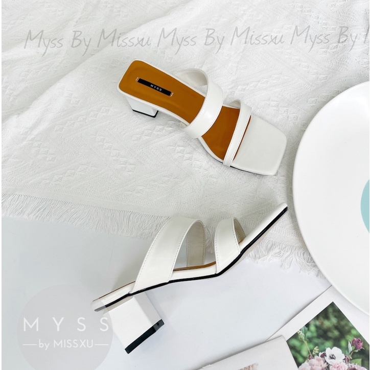 Giày guốc nữ bảng ngang xéo 5 cm thời trang MYSS - SU150