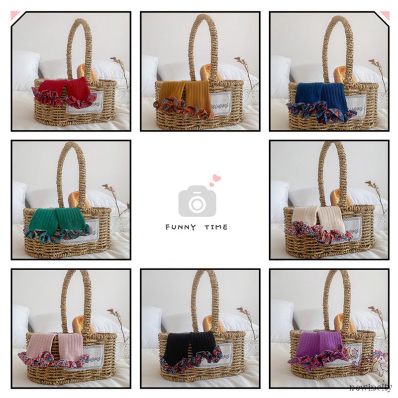 Vớ Công Chúa Nhún Bèo Kiểu Hàn Quốc Xinh Xắn Dành Cho Bé Gái