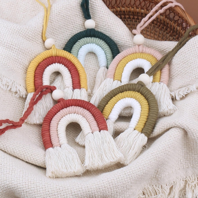 Cầu Vồng Treo Tường Trang Trí Phong Cách Bohemian
