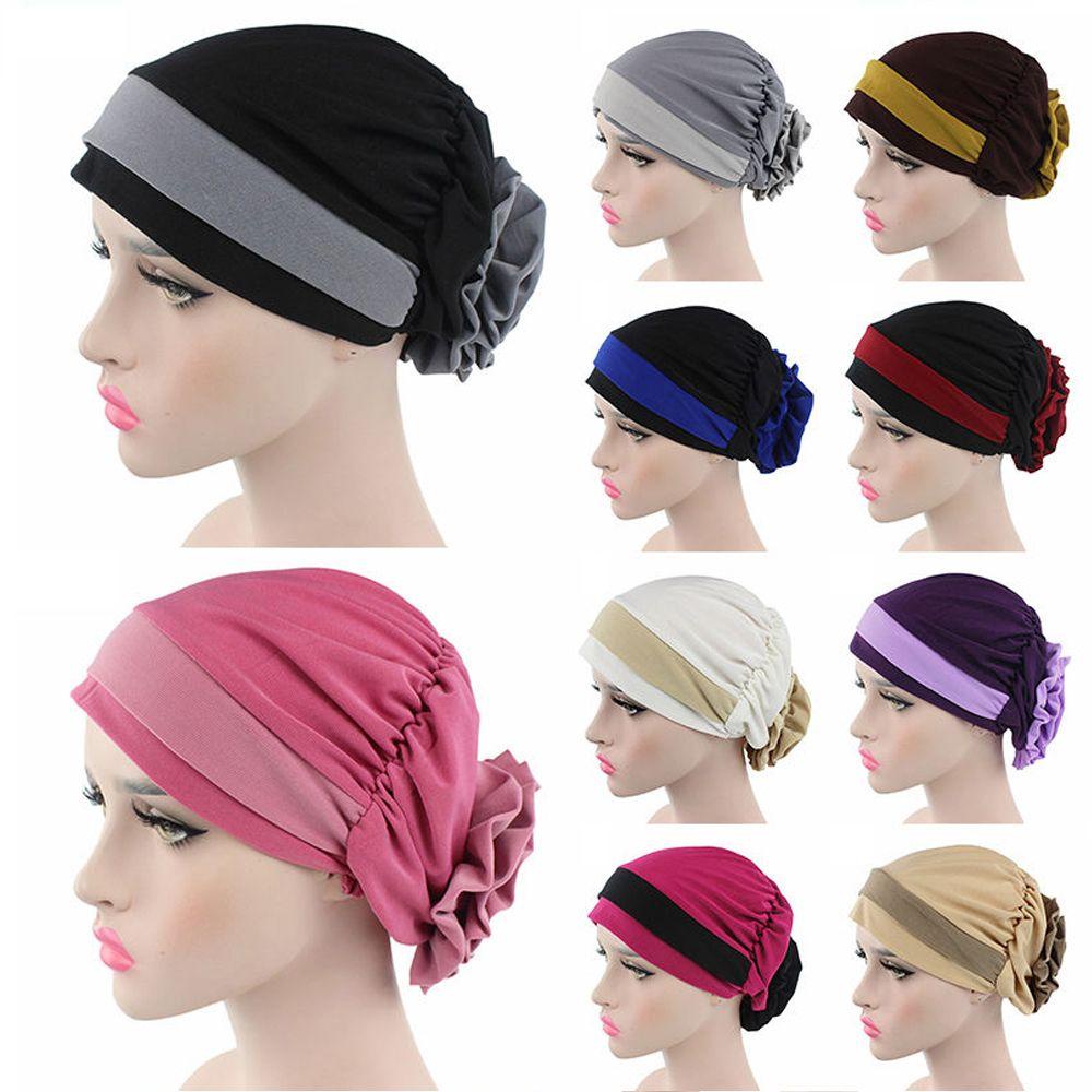 Mũ Trùm Đầu Họa Tiết Hoa Co Giãn Chống Rụng Tóc ESPO Chemo