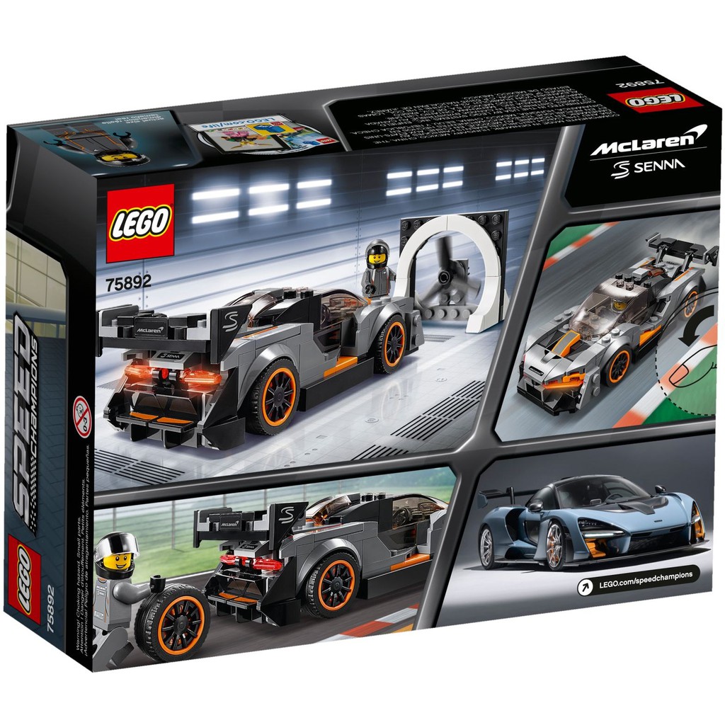 LEGO 75892 Speed Champions - Siêu Xe McLaren Senna