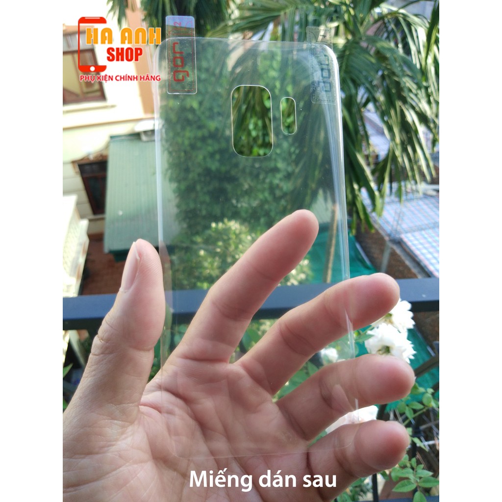 Miếng dán màn hình S9 Full màn H6 hãng Gor cao cấp - Dán dẻo cường lực Gor cho Samsung Galaxy S9