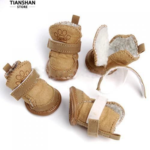 Set 2 đôi giày thiết kế chống trượt xinh xắn cho cún cưng
