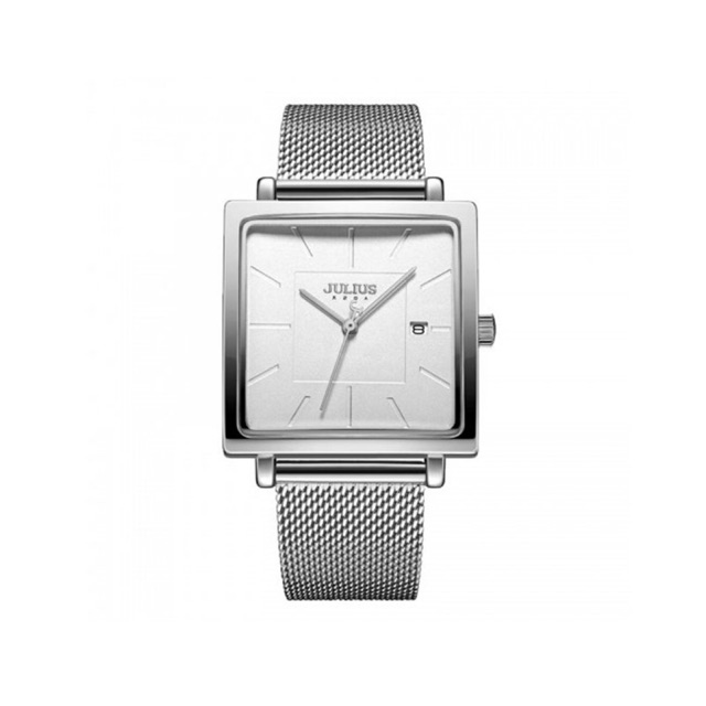 Đồng Hồ Nữ JA-1207A Julius Hàn Quốc Dây Thép (Bac)