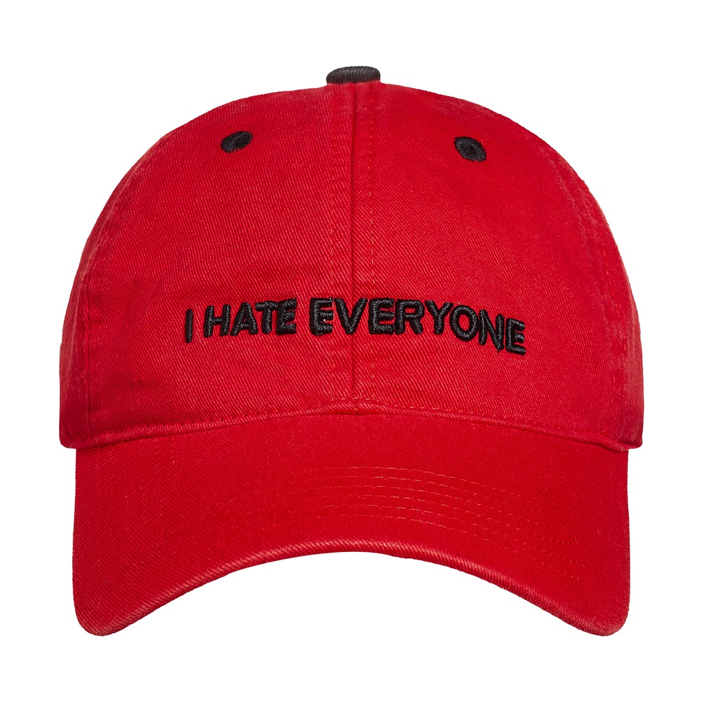 Nón lưỡi trai OFFONOFF I Hate Everyone / Red