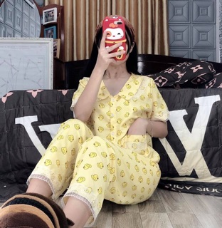 Bộ kate thái phối ren 120k/1b