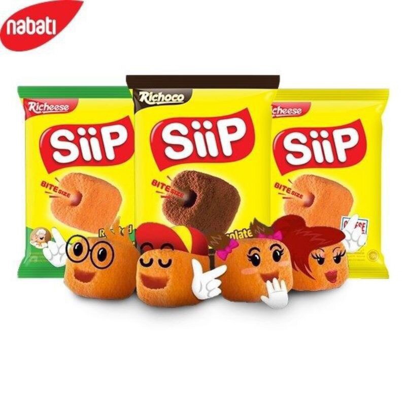 [ NEW ] Bánh Snack Nabati Siip Bite Socola / Nabati Phô Mai / Bánh Quy Socola