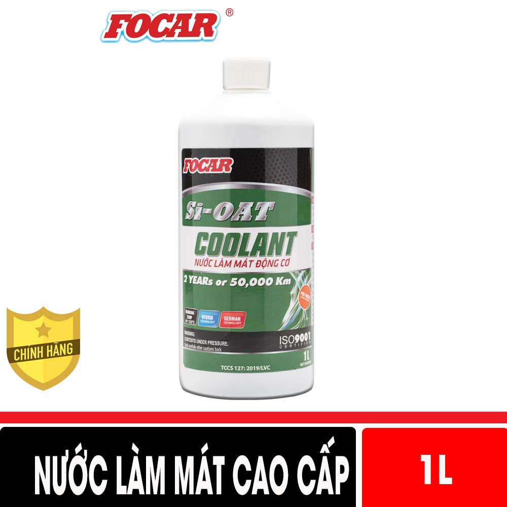 Nước làm mát động cơ ô tô FOCAR Si-OAT 1L - Công nghệ chống ăn mòn tiên tiến