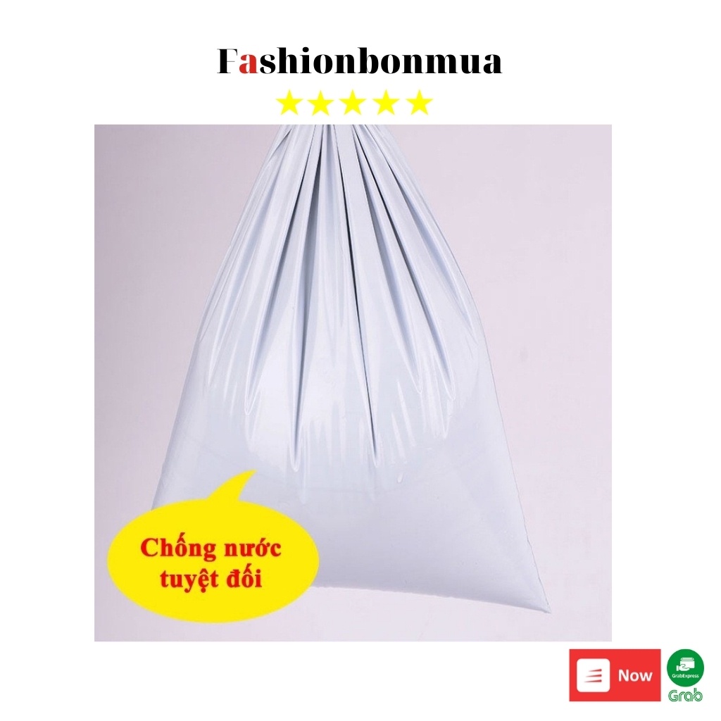 Túi Gói Hàng Túi Gói Hàng Niêm Phong 28x42 FASHIONBONMUA Cuộn 10 Túi Có Keo Dán Bảo Mật Chống Nước