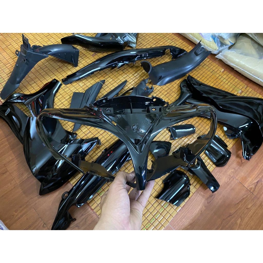 Dàn áo Jupiter Mx/Gravita xăng cơ hàng Việt Nam loại 1 màu Đen