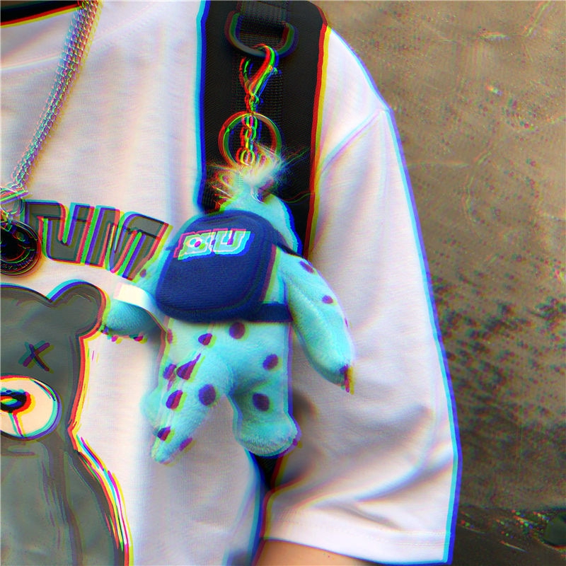 Móc Khóa Hình Búp Bê Nhồi Bông Đáng Yêu