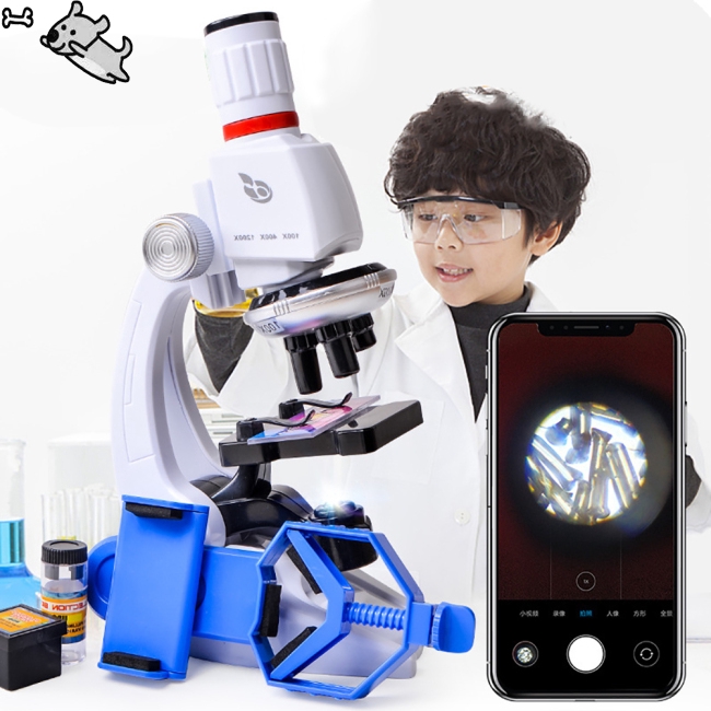 Bộ đồ chơi giáo dục kính hiển vi nghiên cứu thí nghiệm khoa học