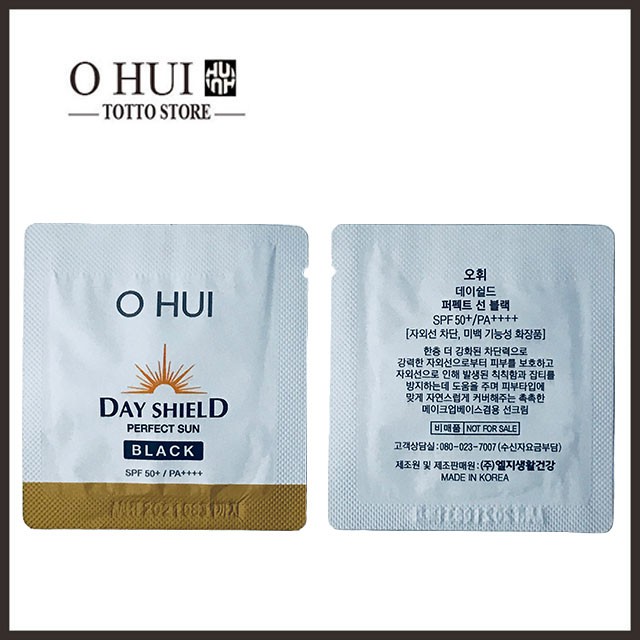 [30 gói] Kem Chống Nắng Ohui Perfect Sun Black SPF50/PA++++