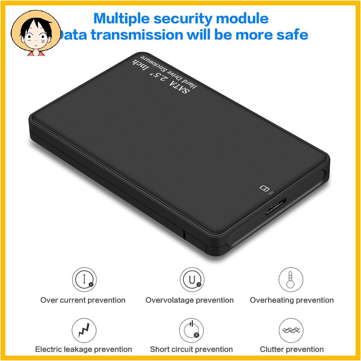 Hộp Đựng Ổ Cứng Di Động 2.5-inch Hỗ Trợ 2tb Hdd Sata Sang Usb 3.0 Ssd Hdd (0309) | BigBuy360 - bigbuy360.vn