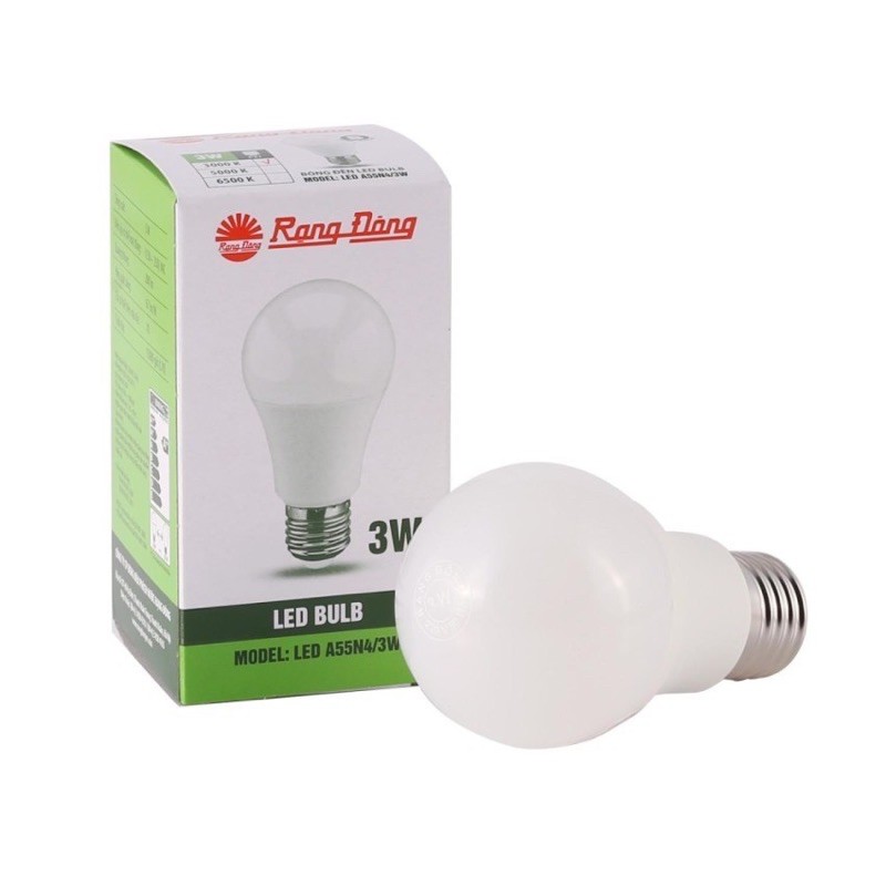 Bóng đèn led bulb Rạng Đông 3w 5w 7w 9w 12w 20w chip led samsung siêu bền.