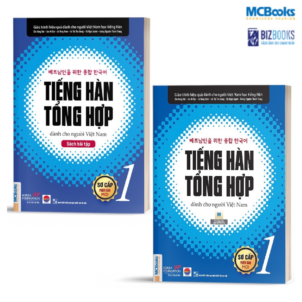 Sách - Tiếng Hàn Tổng Hợp Dành Cho Người Việt Nam - Sơ Cấp 1 Mcbooks