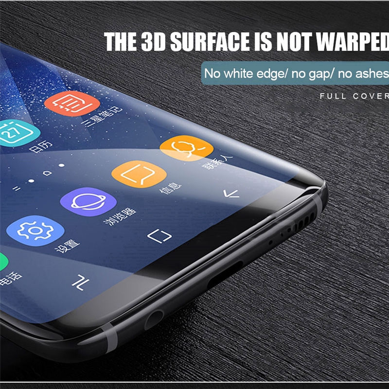 Miếng dán toàn màn hình cong 3D cho Samsung S23 Ultra S23+ S22 Plus S21 Note 20 Ultra S21 FE S20 FE Galaxy S20 Ultra S10 S10 Plus S8/S9 S8/S9Plus S7 Edge/Note 8/9 Note 10 Plus