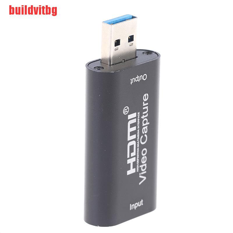 {buildvitbg}HDMI to USB 3.0 Video Capture Card 1080P HD Recorder Game Video Live Stream GVQ