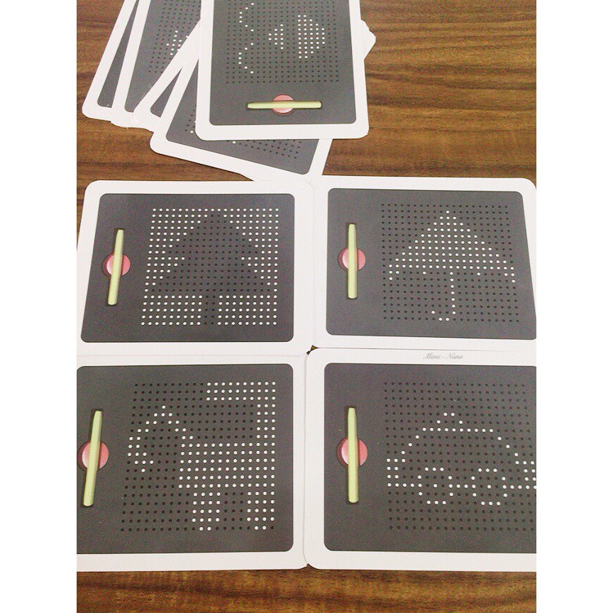 Đồ chơi trí tuệ an toàn cho trẻ,bảng ghép hình sáng tạo bằng bút nam châm có thẻ cho bé,hàng rất đẹp và bền-Shopmina123