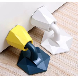 Chặn cửa Gắn tường Chống va đập, Với Miếng 3M Dán Sàn Chắc Chắn, Chống Va Chạm Cửa Trong Nhà Vệ Sinh - Nhà Tắm, An Toàn