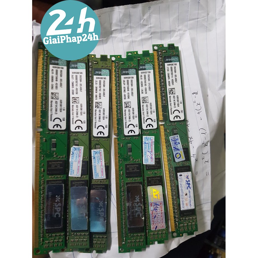 Ram PC DDR2 và DDR3 2gb 4gb 8gb bus 1600 và 1333 Gắn cho các đời Main