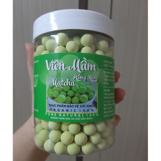 (Rẻ nhất shopee) 1 kg 2 hộp Viên mầm hồng sâm matcha