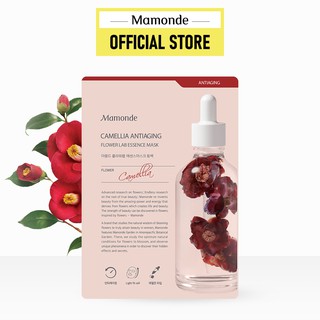 Mặt nạ giấy làm săn chắc da từ hoa trà Mamonde Camellia Antiaging Flower Lab Essence Mask 25ml