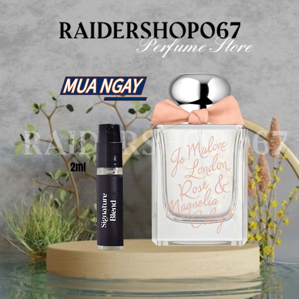 Nước hoa Jo Malone Velvet Rose & Magnolia Cologne  Test