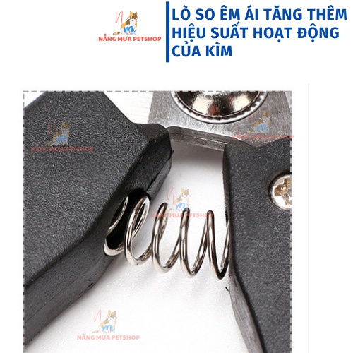 Kìm cắt móng chó mèo - Bộ kìm bấm móng kèm dũa cho chó mèo