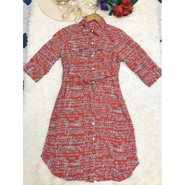 Váy suông chữ kèm đai siêu xinh | BigBuy360 - bigbuy360.vn