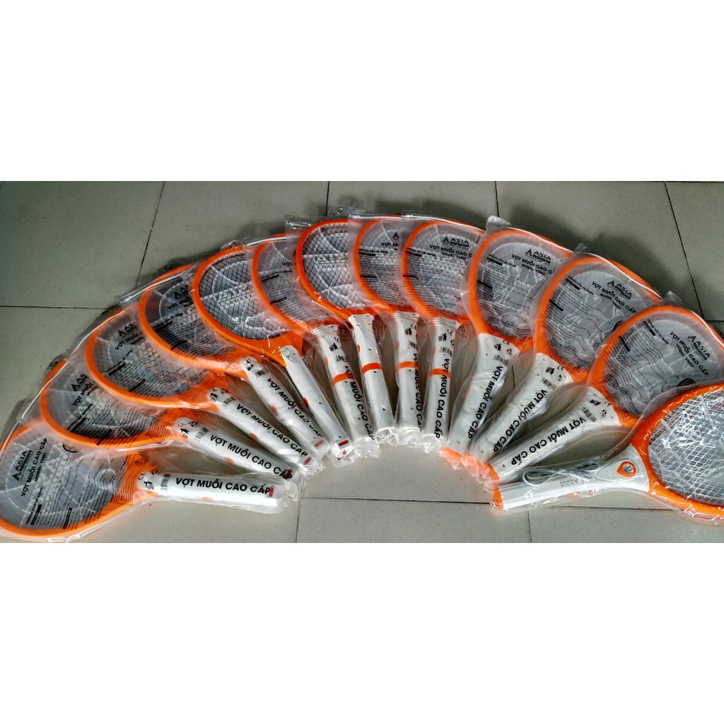 VỢT MUỖI CAO CẤP ASIA/ DÂY CẮM SẠC RỜI (VM03)
