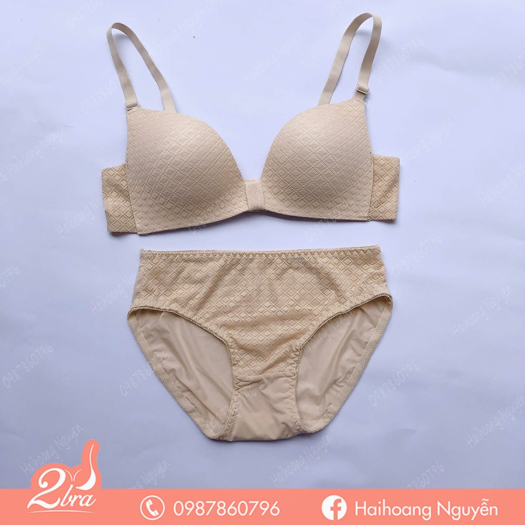 Bộ đồ lót B033 ren không gọng, mút mỏng