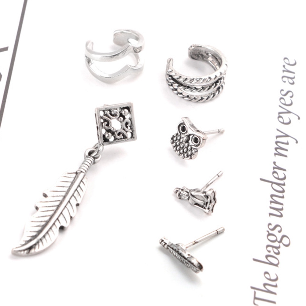 Set 6 khuyên tai phong cách Bohemian cổ điển dành cho nữ