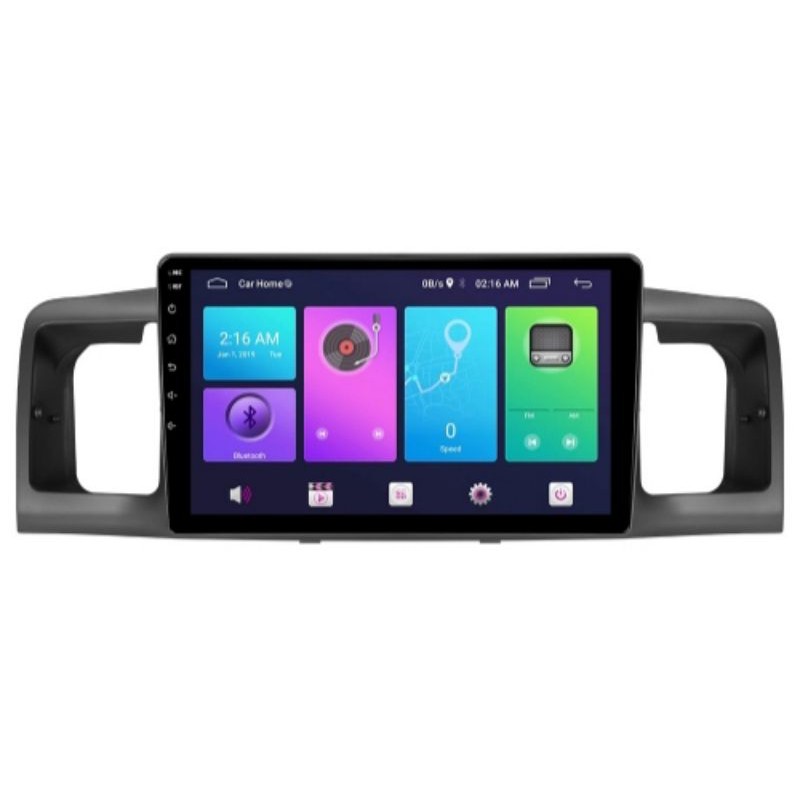 MẶT DƯỠNG LẮP MÀN HÌNH ANDROID CHO XE ALTIS  2002-2006 KÈM JACK NGUỒN