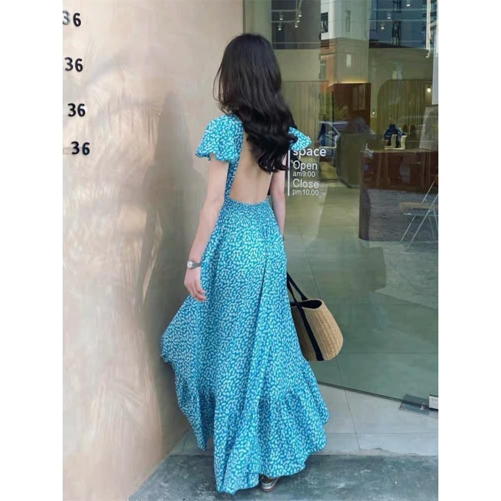 Đầm Maxi Cánh Tiên Chất Đũi Lụa Cao Cấp | BigBuy360 - bigbuy360.vn