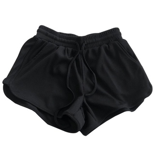 Quần Short Thể Thao Lưng Cao Plus Size Cho Nữ