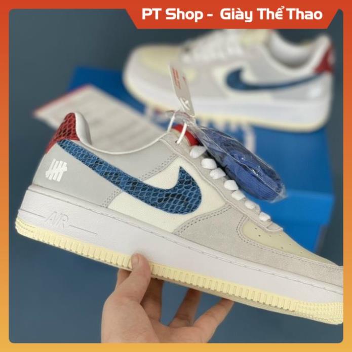 [FreeShip+ Hàng Xịn] Giày AF1 dunk vệt xanh og đủ size nam nữ, Giầy AF1 Xám Kem xanh đỏ da lộn Hót trend