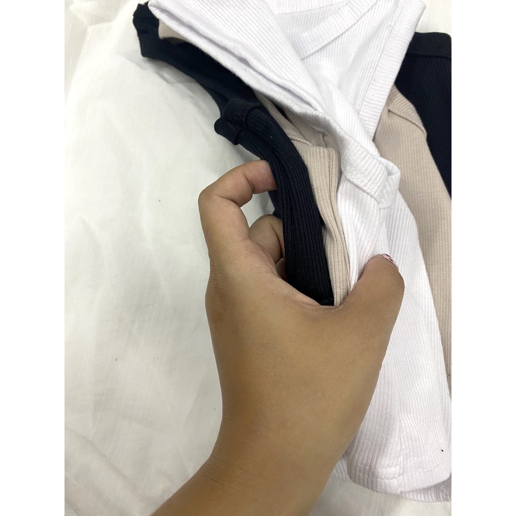 Áo ba lỗ thun tăm 3 màu dáng croptop nữ - Phông trơn body dáng ôm co dãn cá tính ulzzang SIÊU ĐẸP | BigBuy360 - bigbuy360.vn