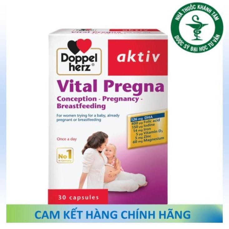 ! ! VITAL PREGNA DoppelHerz - Vitamin và khoáng chất cho phụ nữ mang thai