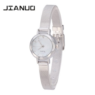 Đồng hồ nữ mặt nhỏ đính đá dây da cao cấp chống nước chống xước - 3 màu: Trắng - Xanh ngọc - Hồng | BigBuy360 - bigbuy360.vn