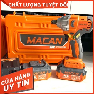 Máy Siết Bulong MACAN 98Vf - Lực Siết Chuẩn 360Nm-3 tốc độ-Pin khủng 10 Cell-Động Cơ Không Chổi Than