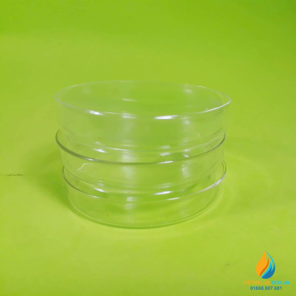 Đĩa petri nhựa (Petri Dish) đường kính 90mm, 75mm, 60mm