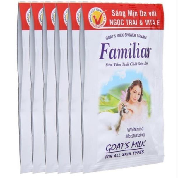 Sữa tắm tinh chất sữa dê Familiar Goat's Milk 5.5ml