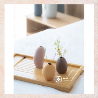 Lọ hoa sứ mini - Lọ hoa trang trí đẹp KAKI Concept