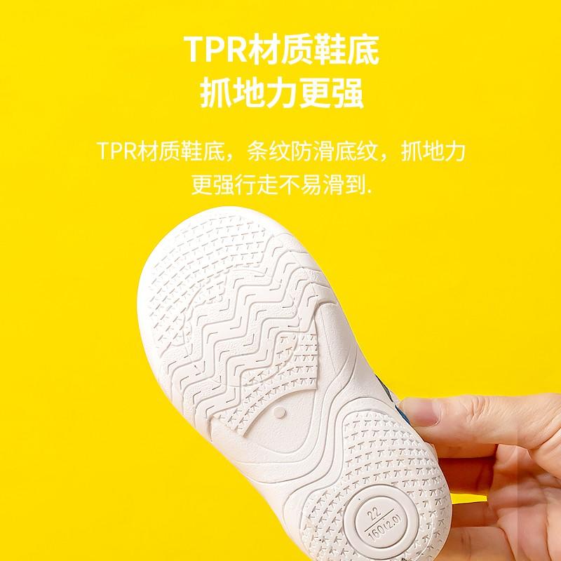 Giày thể thao Cheerful Mario vải bạt phối lưới thoáng khí đế mềm chống trượt kiểu mùa hè sành điệu cho bé