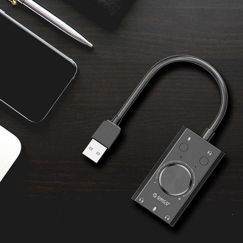 Card Âm Thanh Gắn Cổng USB Orico SC2 chất lượng cao