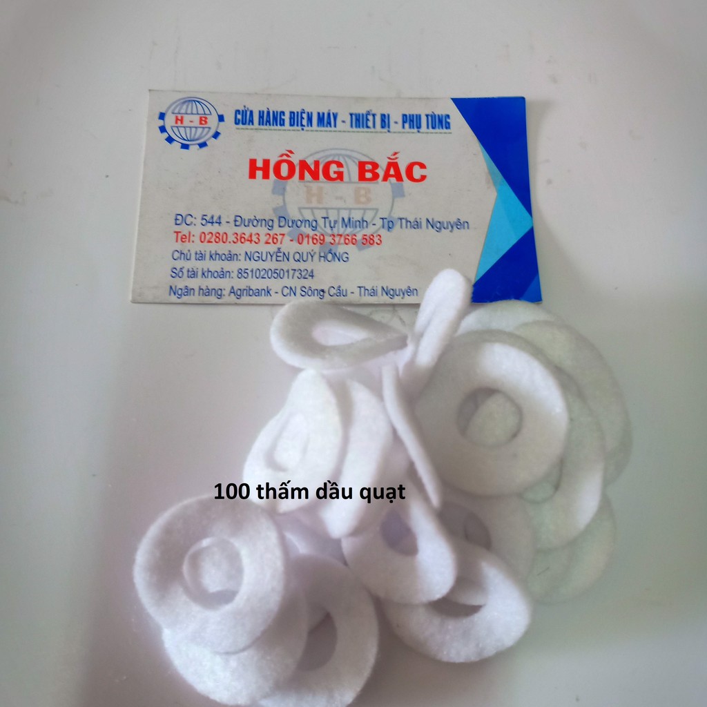 100 thấm dầu quạt