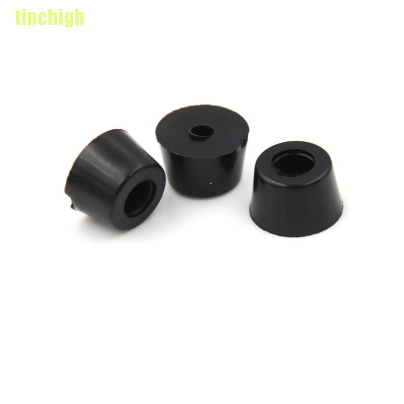 Set 10 chân cao su tròn màu đen kích thước 17x10mm