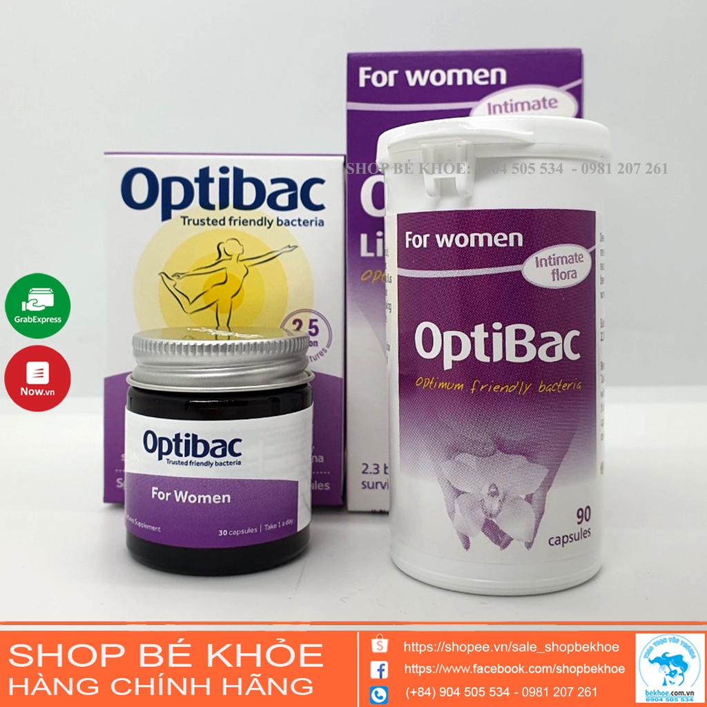 Men vi sinh Optibac tím dành cho phụ nữ - Optibac For Women