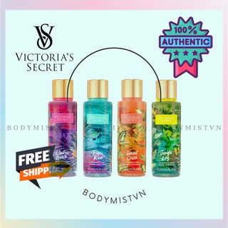 🤎 𝐁𝐨𝐝𝐲𝐦𝐢𝐬𝐭𝐯𝐧 - Mẫu thử xịt thơm Body Mist Victoria's Secret Sunset Sumer Tropic Rain 250ml 🤎